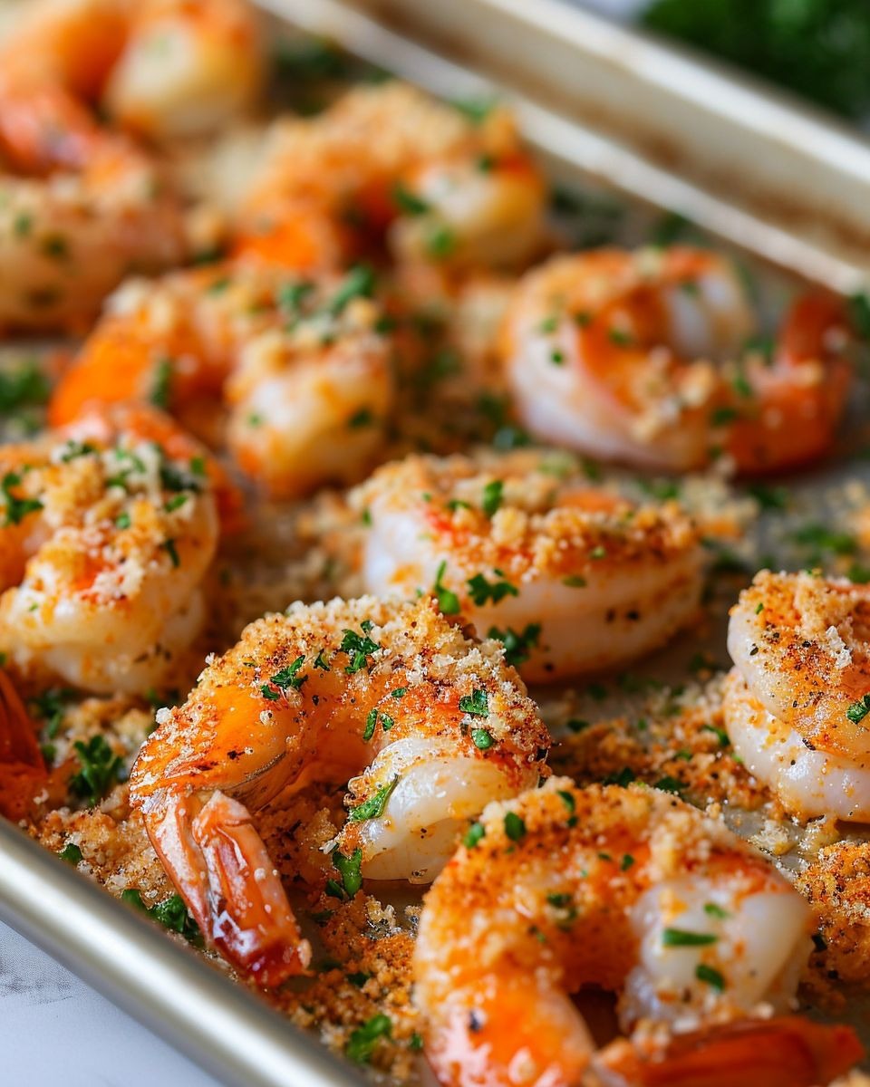 Baked Garlic Parmesan Shrimp