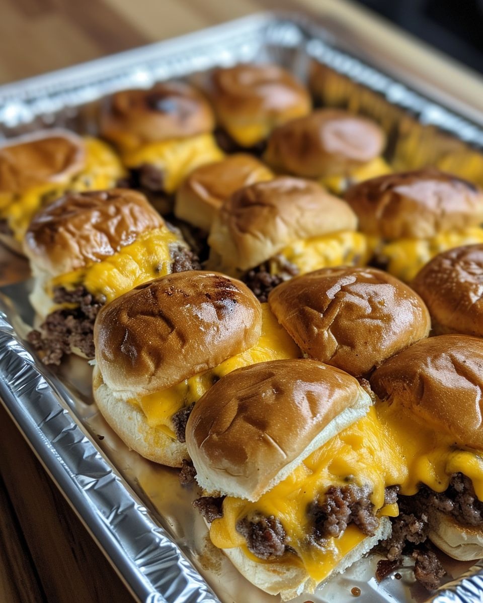 Cheeseburger Sliders Casserole