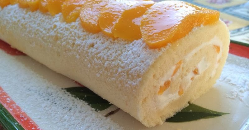 Delicious Peach Swiss Roll Recipe