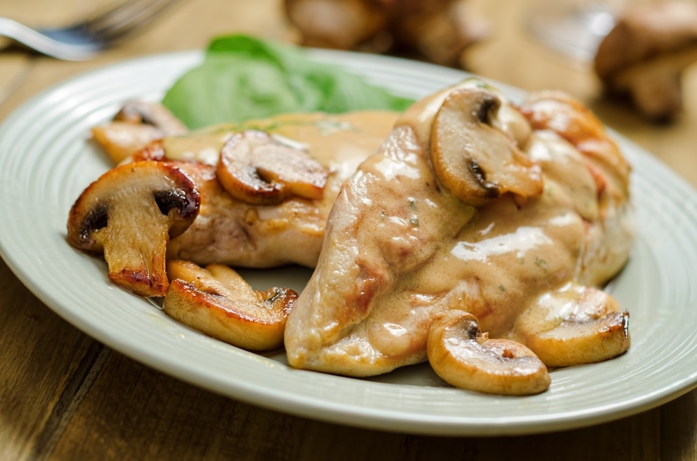 Delicious Mushroom Sauce Chicken Breast