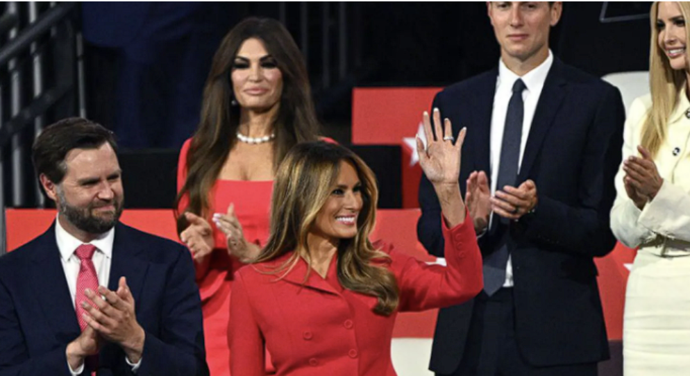 Melania Trump’s Grand Entrance at Mar-a-Lago Celebration