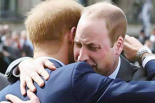 Heartbreak for Harry and William